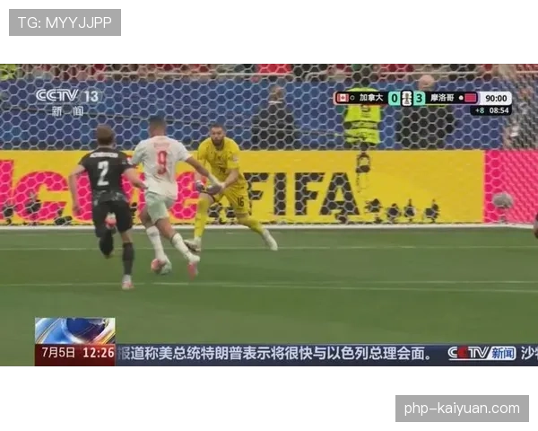 摩洛哥晋级八强：三球淘汰加拿大延续黑马表现